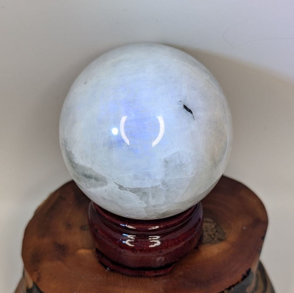 🔮 Flashy rainbow moonstone sphere